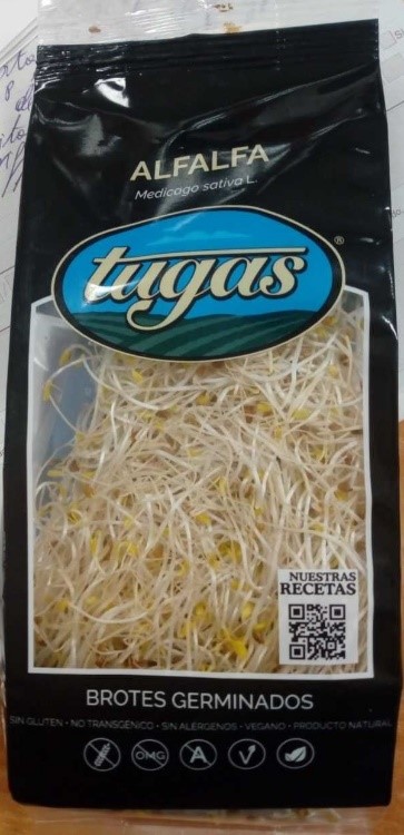 Alerta sanitaria por brotes germinados de alfalfa españoles contaminados con salmonella