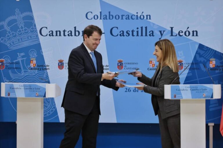 Castilla y León y Cantabria firman un acuerdo para potenciar servicios públicos en zonas fronterizas
