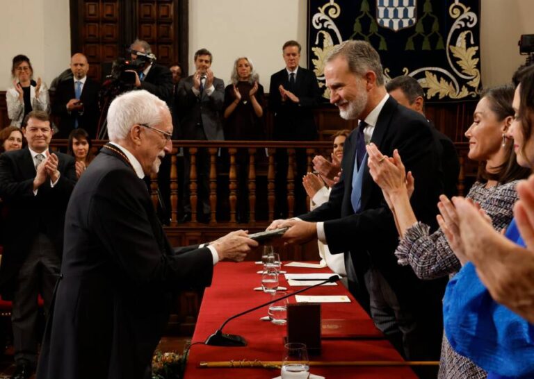 El escritor leonés, Luis Mateo Díez, recibe el Premio Cervantes 2023