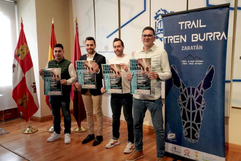 La Diputación de Valladolid presenta el Trail Tren Burra de Zaratán