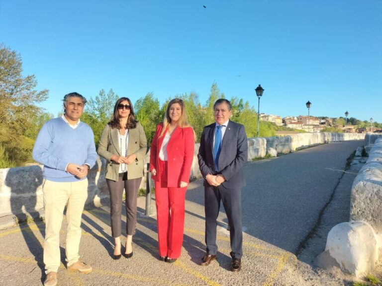 La Junta adapta la margen derecha del río Pisuerga para peatones durante las obras en el puente de Simancas
