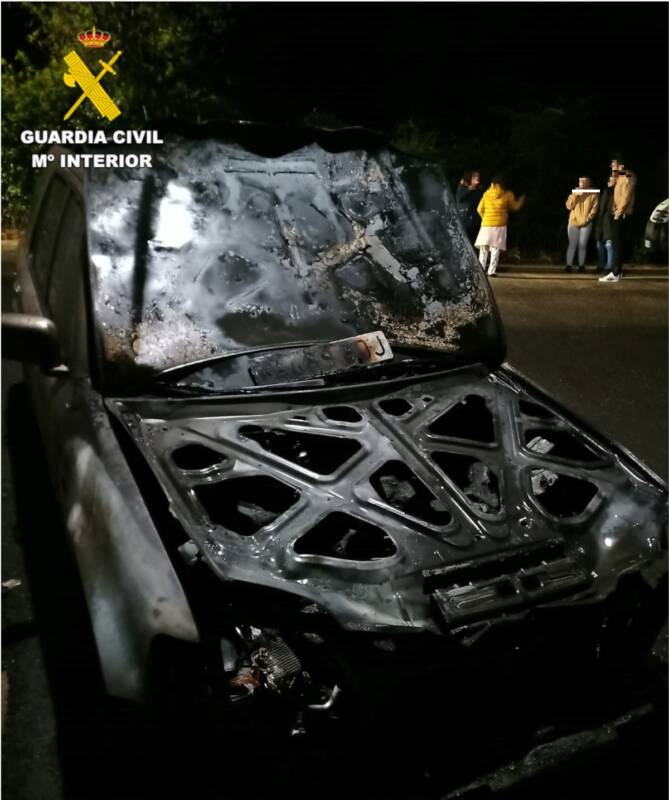 Arrestan al presunto autor de los incendios en vehículos en Sotillo de la Adrada