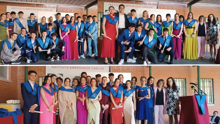 Los alumnos de Bachillerato del Emperador Carlos celebran su graduación 