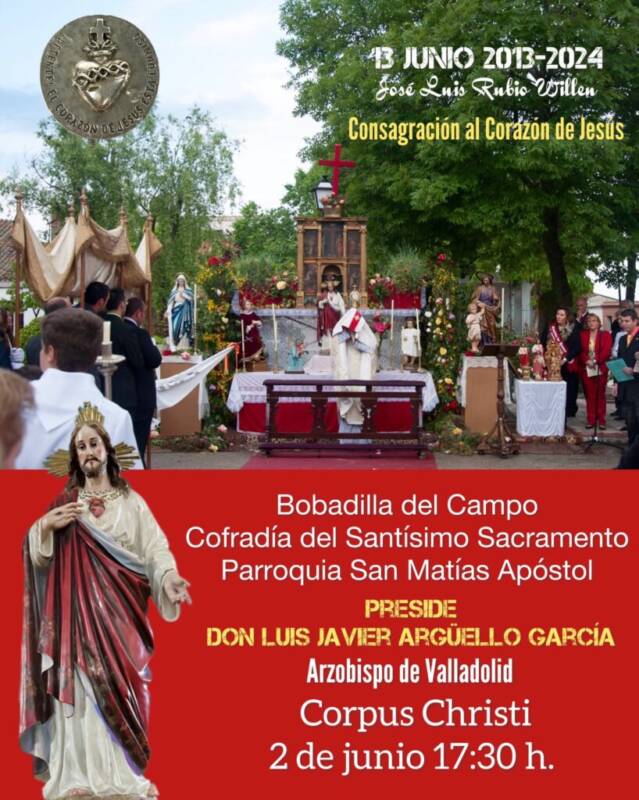 Bobadilla del Campo se prepara para celebrar el Corpus Christi este domingo 2 de junio