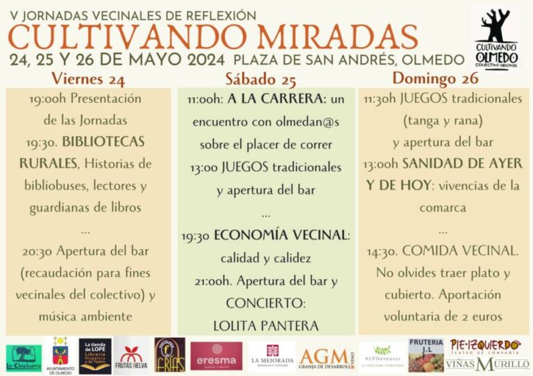 Reflexión y unión vecinal en Olmedo este fin de semana