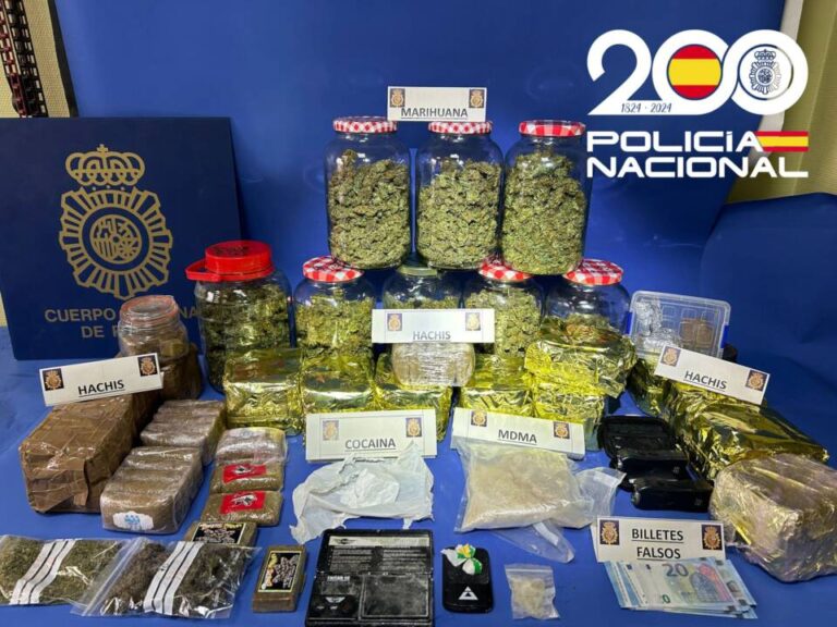 Desmantelado importante punto de tráfico de drogas en Burgos tras operativo policial