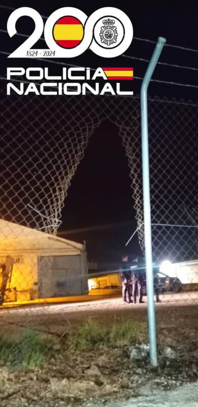 Policía Nacional frustra un robo de palés en Burgos