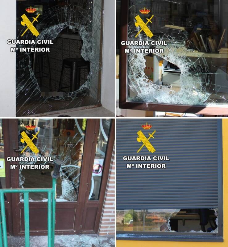 La Guardia Civil desmantela una red de ladrones en Burgos, tres detenidos y dos investigados