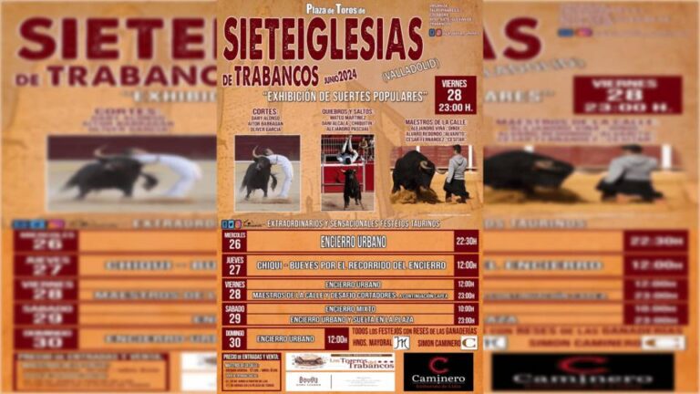 Jornadas de emoción y arte taurino en Siete Iglesias de Trabancos