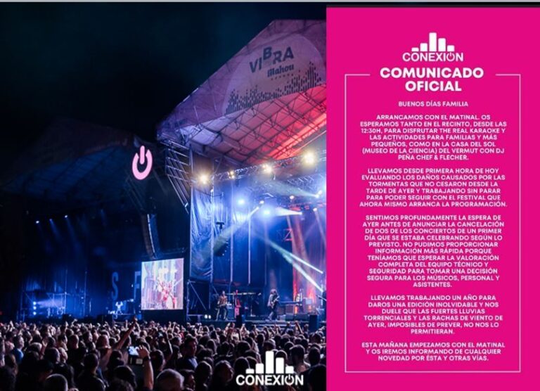 La tormenta suspende parte del ‘Conexión Valladolid’ pero el festival continúa