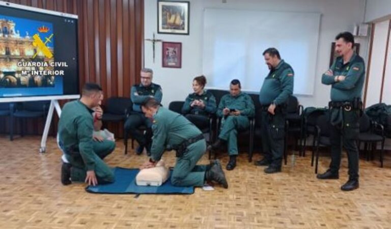 La Guardia Civil salva a una persona herida en Laguna de Duero gracias a un torniquete