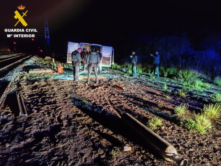 La Guardia Civil frustra el robo de rieles de tren en la Antigua Estación de Mingorría