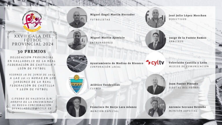 El fútbol vallisoletano celebra este viernes la gala de fin de temporada