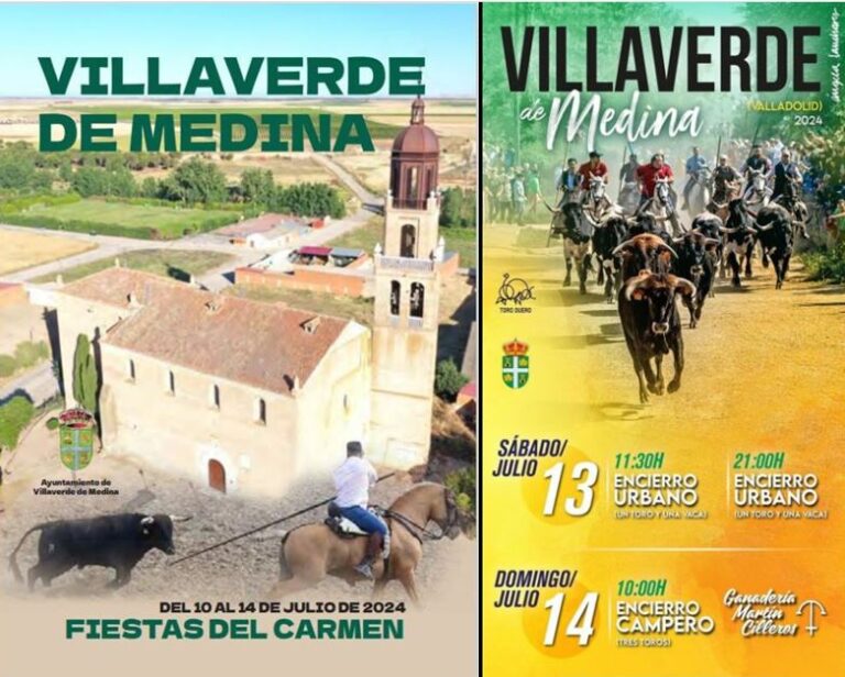 Villaverde de Medina celebrará las fiestas del Carmen con encierros, desfiles y mucha música