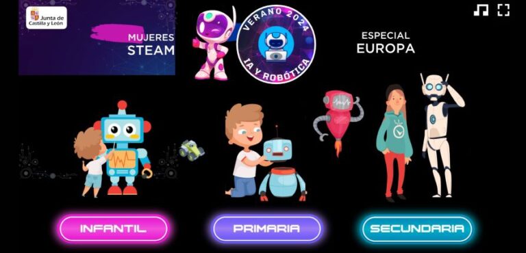 La Junta refuerza contenidos educativos en el escritorio de verano: Unión Europea, robótica e inteligencia artificial