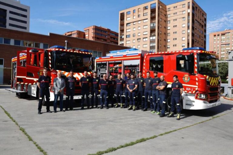 Nuevos vehículos de bomberos para Valladolid