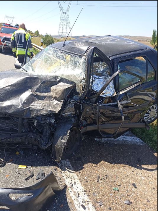Fallece una mujer en una accidente de tráfico en la N-611, cerca de Aguilar de Campoo