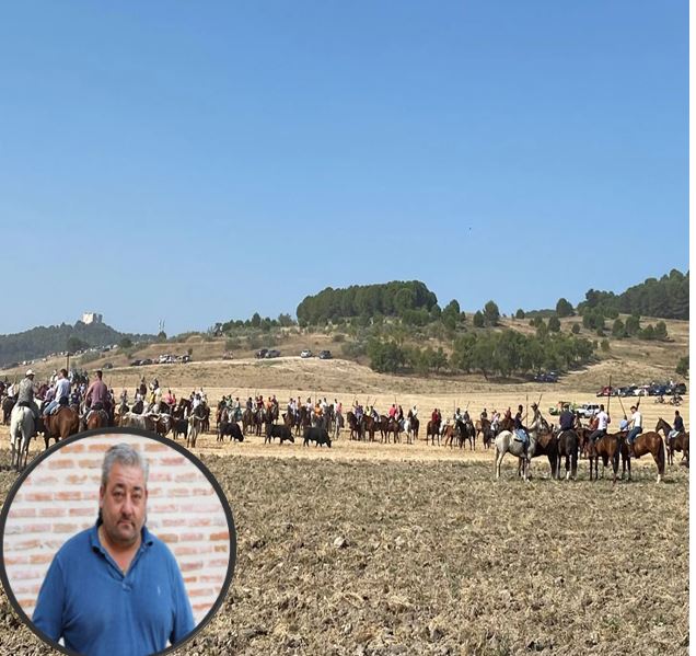 El ganadero Pedro Caminero, uno de los heridos en el encierro de Íscar