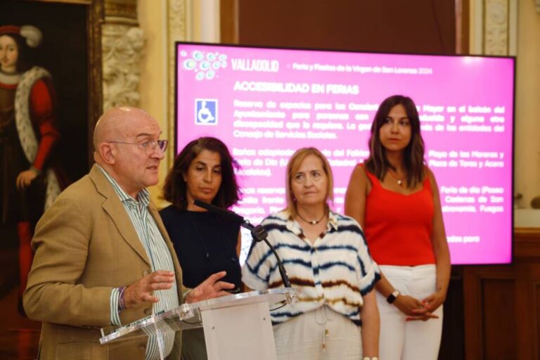 El Ayuntamiento de Valladolid garantiza unas fiestas inclusivas con nuevas medidas de accesibilidad
