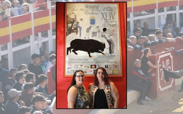 Teresa Barrocal y Carmen Núñez: «Este cartel es una metáfora de lo que simboliza la Cuna del Corte»