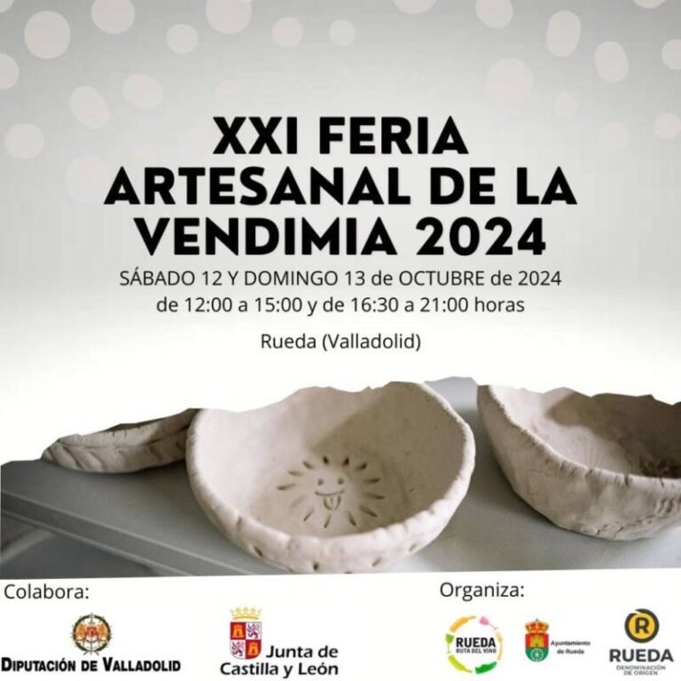 Rueda celebrará este fin de semana la XXI feria artesanal de la vendimia