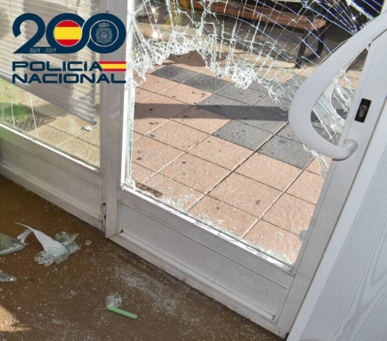 La Policía Nacional detiene in fraganti a un hombre por robo con fuerza en un bar del Distrito Sur de Burgos
