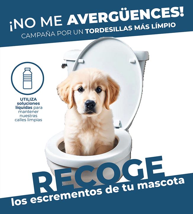 Tordesillas lanza la campaña “No me avergüences” para mejorar la limpieza de excrementos caninos