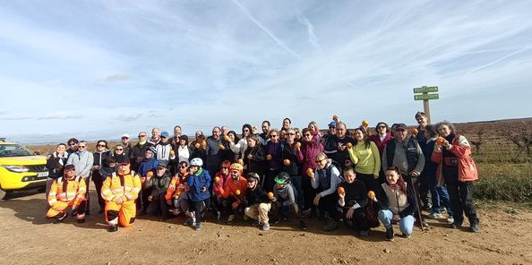 La Seca y Tordesillas tienden su mano a Valencia con casi 600€ gracias a la «Naranja Solidaria»