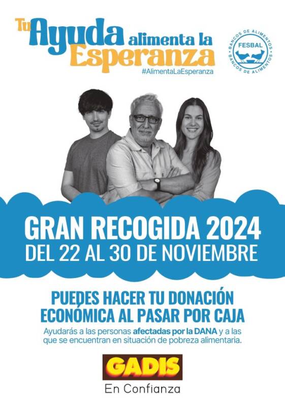 Gadis se suma a «La Gran Recogida» para apoyar a los más vulnerables