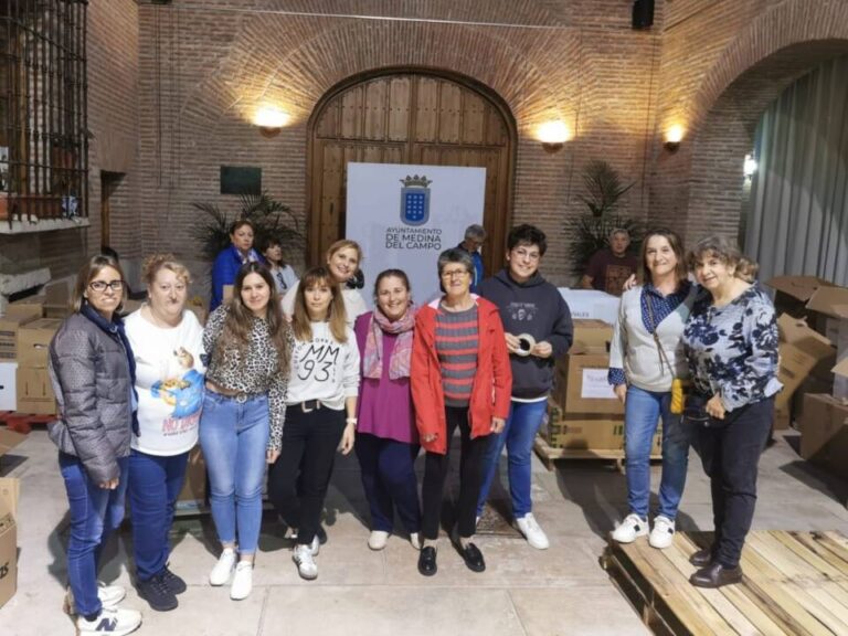 Medina del Campo y casi un centenar de voluntarios se vuelcan con los afectados por la DANA