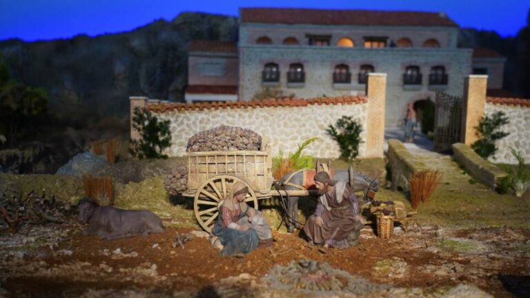 El Belén Bíblico de la Diputación de Valladolid recorre los iconos de la Ribera del Duero