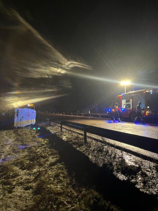 Un accidente en la A-6, en Tordesillas, deja un herido