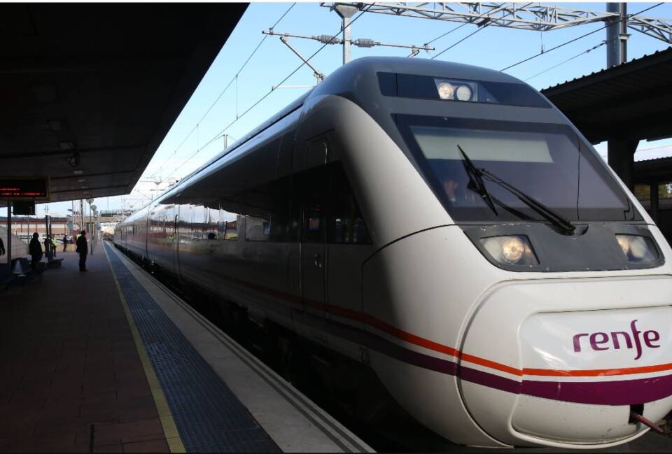 Estación tren en Castilla y León