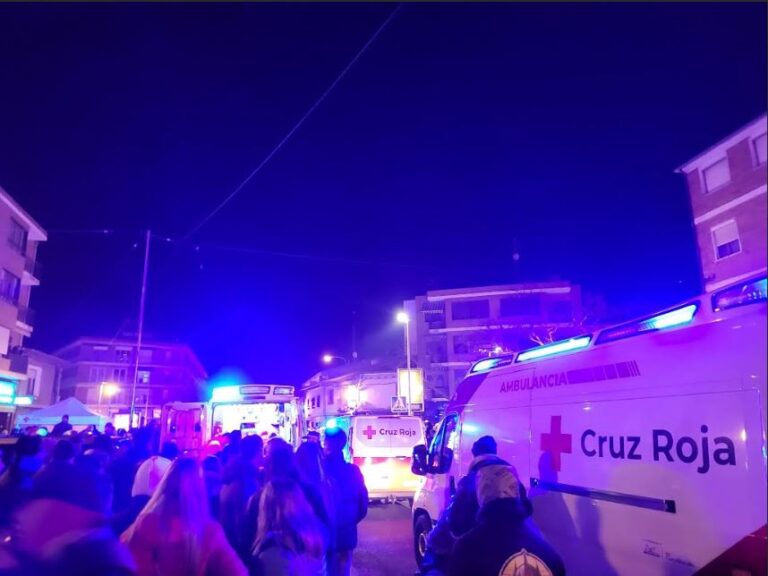 Cruz Roja atiende en Motauros a 34 personas, con 13 evacuaciones sanitarias, dos heridos graves y dos accidentes urbanos