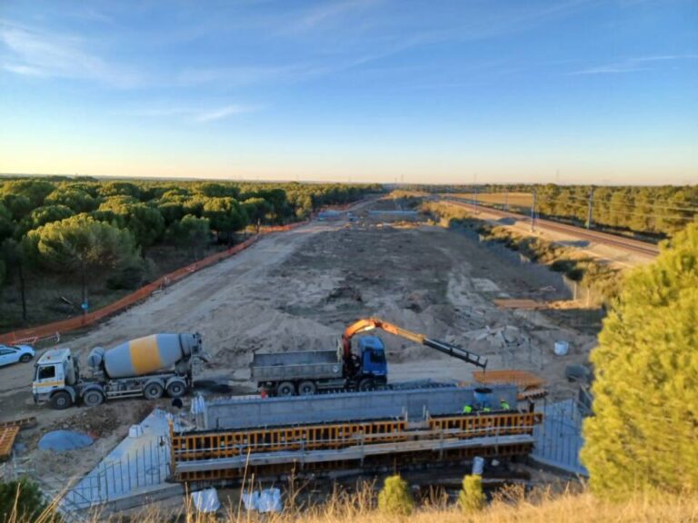 Progresan las obras ferroviarias de la U de Olmedo
