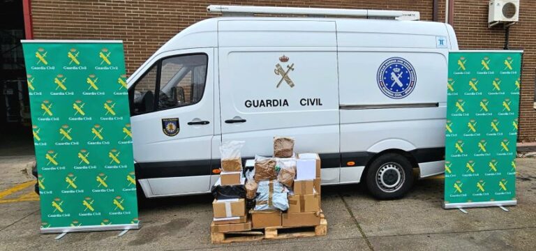 La Guardia Civil incauta cerca de 178 kilos de picadura de tabaco ilegal en León durante 2024