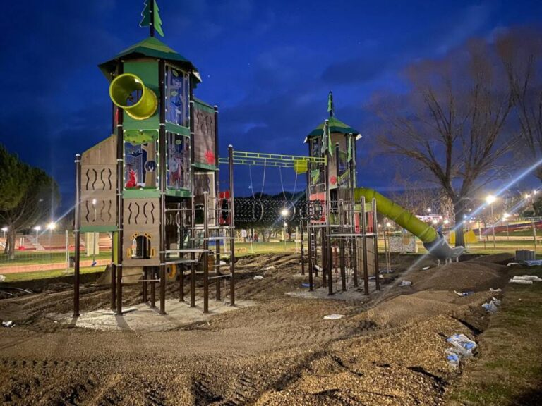 Avanzan las obras del nuevo circuito de desafíos y ‘pump track’ de Medina del Campo