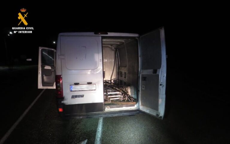 Desarticulada una banda que robó 3.600 metros de cable de cobre en Salamanca