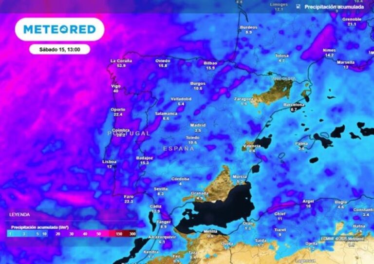 Una borrasca fría traerá lluvias, tormentas y nieve a gran parte de España esta semana