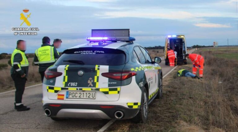 Detenido un hombre en Palencia por agredir y abandonar a su pareja en una carretera