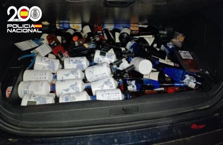 Cae en Burgos una banda especializada en el robo de bebidas alcohólicas en supermercados