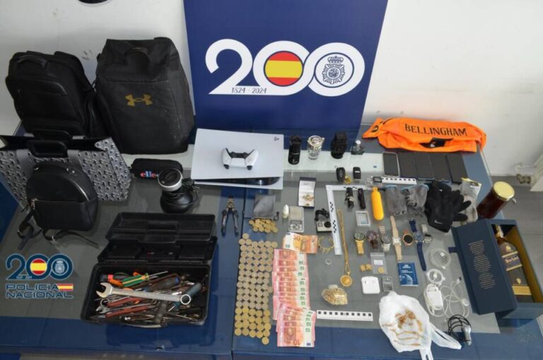 Ola de robos en Ciudad Rodrigo y Xinzo de Limia: dos detenidos en Valladolid con joyas y teléfonos sustraídos