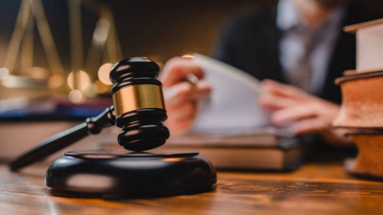 law and authority lawyer concept, judgment gavel hammer in court courtroom for crime judgement legislation and judicial decis