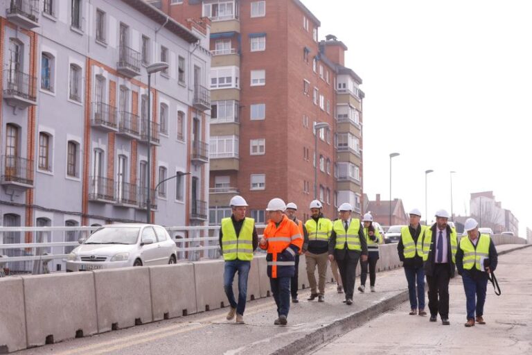 Las obras del viaducto de Arco de Ladrillo superan el 60% de ejecución y avanzan según lo previsto