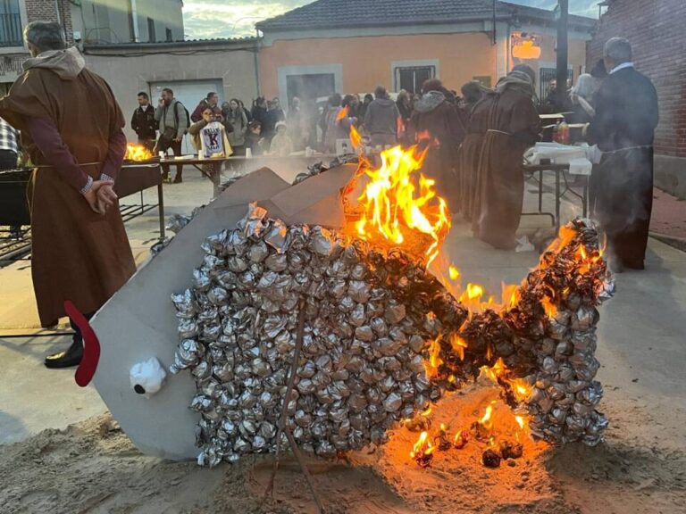 Valdestillas celebra el fin del carnaval con el tradicional «entierro de la sardina»
