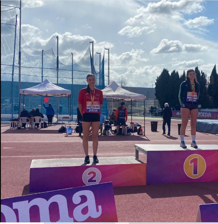 Gran logro para Andrea de Castro: subcampeona de España en jabalina sub-16