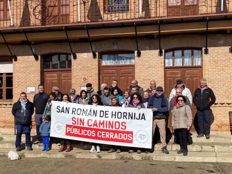 Vecinos de San Román de Hornija exigen la apertura de caminos públicos cerrados