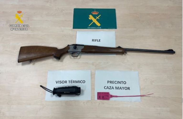 Identificado un furtivo que utilizaba un visor térmico para cazar sin autorización en Urueña