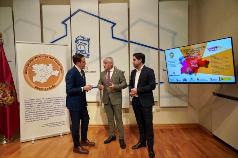 La Diputación de Valladolid acoge la presentación de las II Jornadas Autonómicas sobre Terrorismo en Castilla y León