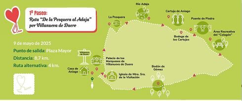Villanueva de Duero lista para llevar a cabo los «paseos saludables» de la Diputación